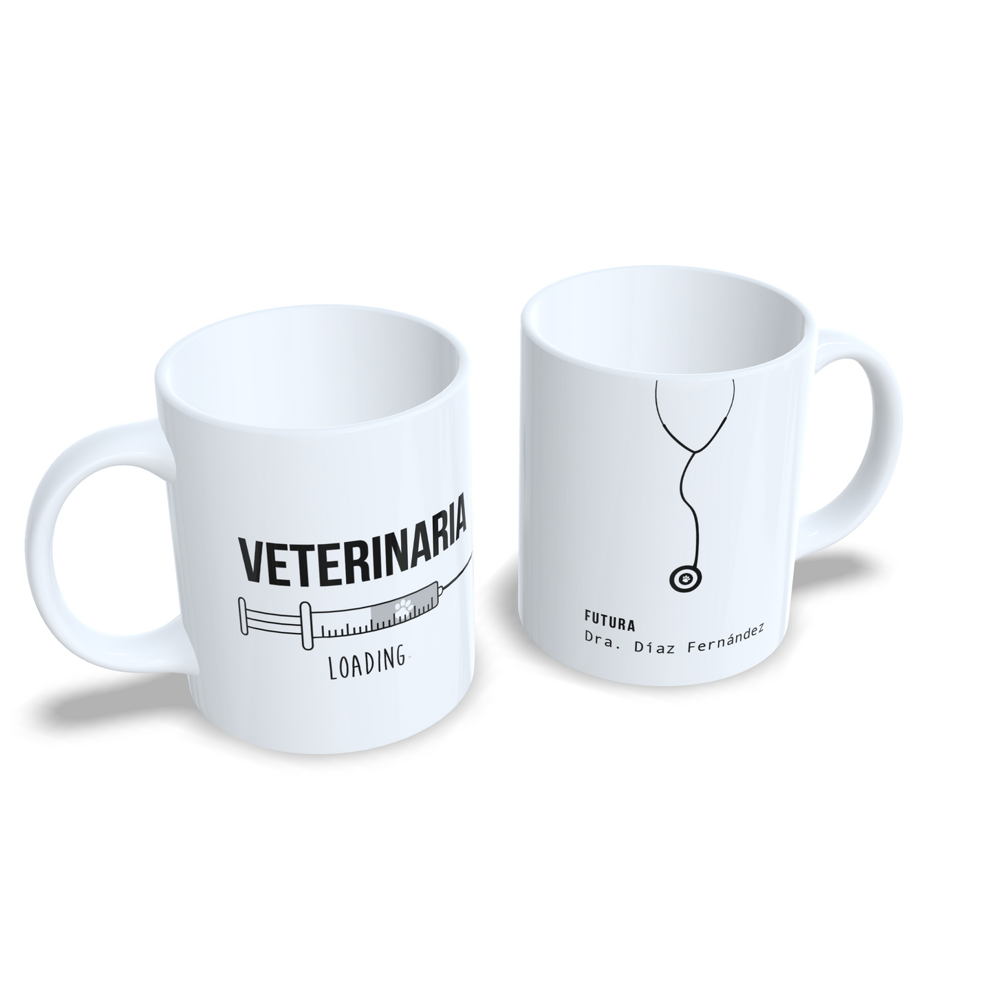 Futuro Veterinario o Veterinaria - Taza personalizada estudiantes