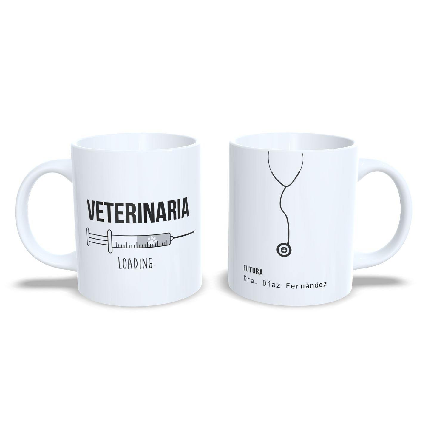 Futuro Veterinario o Veterinaria - Taza personalizada estudiantes