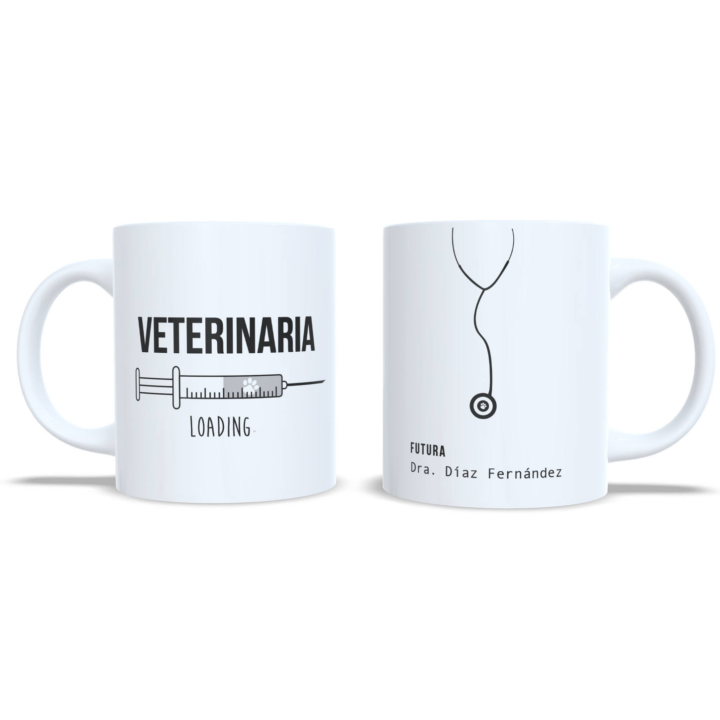 Futuro Veterinario o Veterinaria - Taza personalizada estudiantes