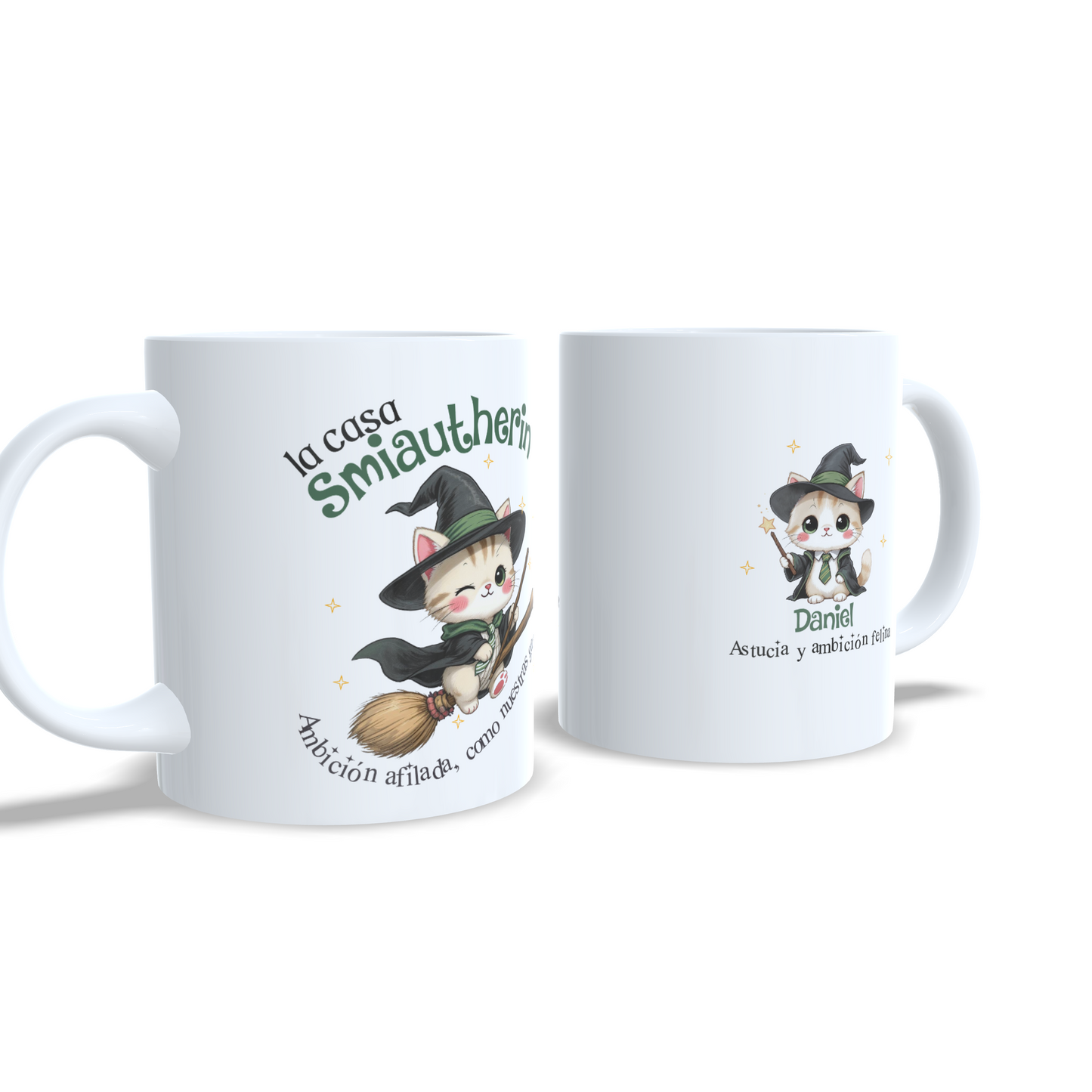 Gatito Casa Smiautherin Inspirada en Harry Potter - Personalizada