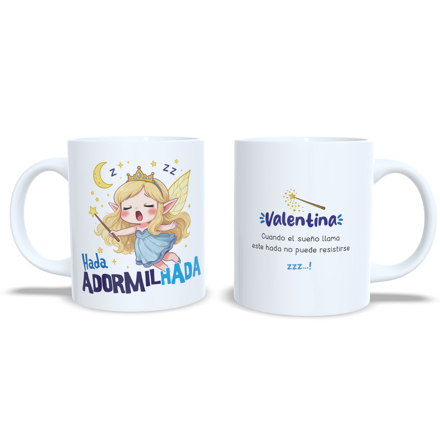 Hada adormilada adormilhada - Taza personalizada dormilona