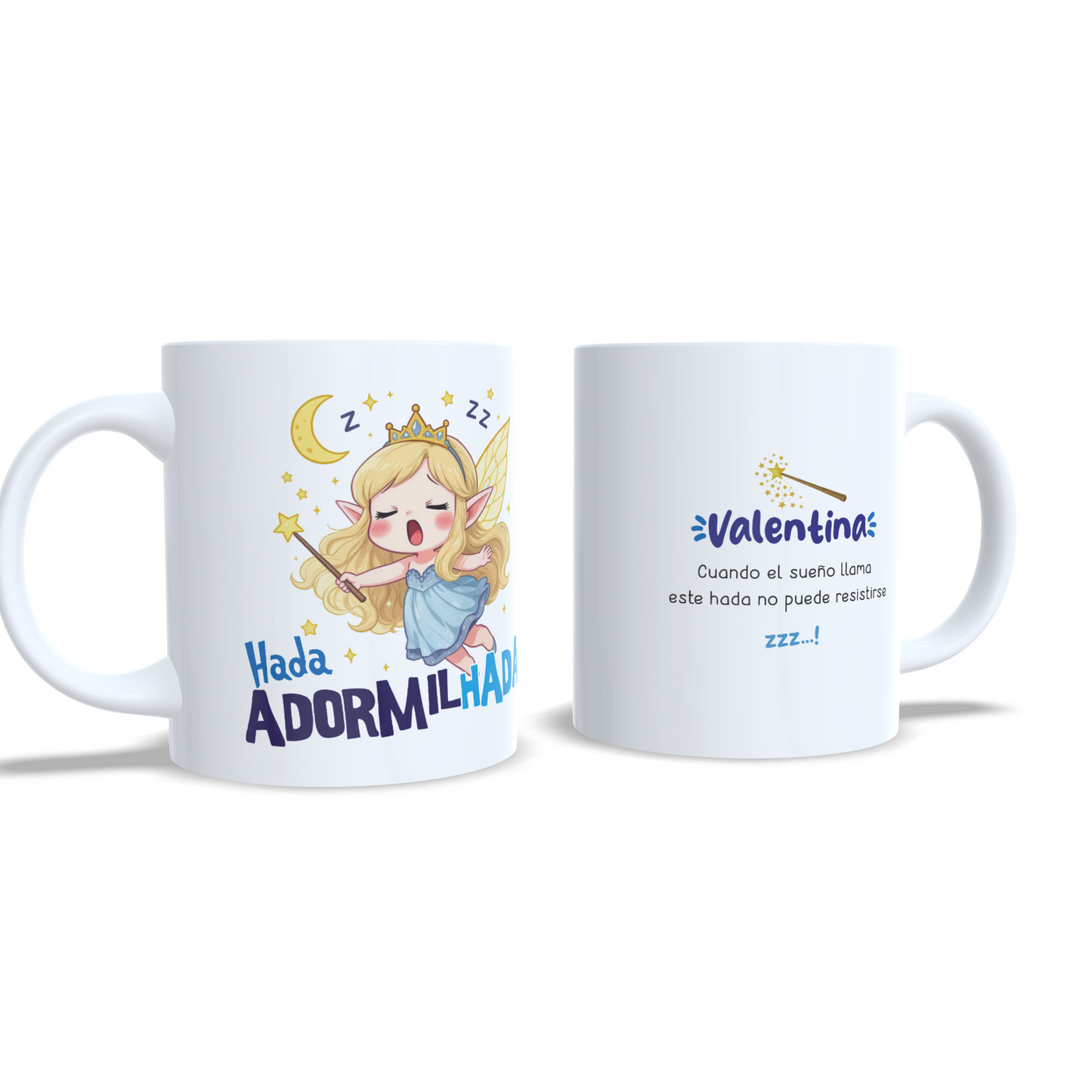 Hada adormilada adormilhada - Taza personalizada dormilona