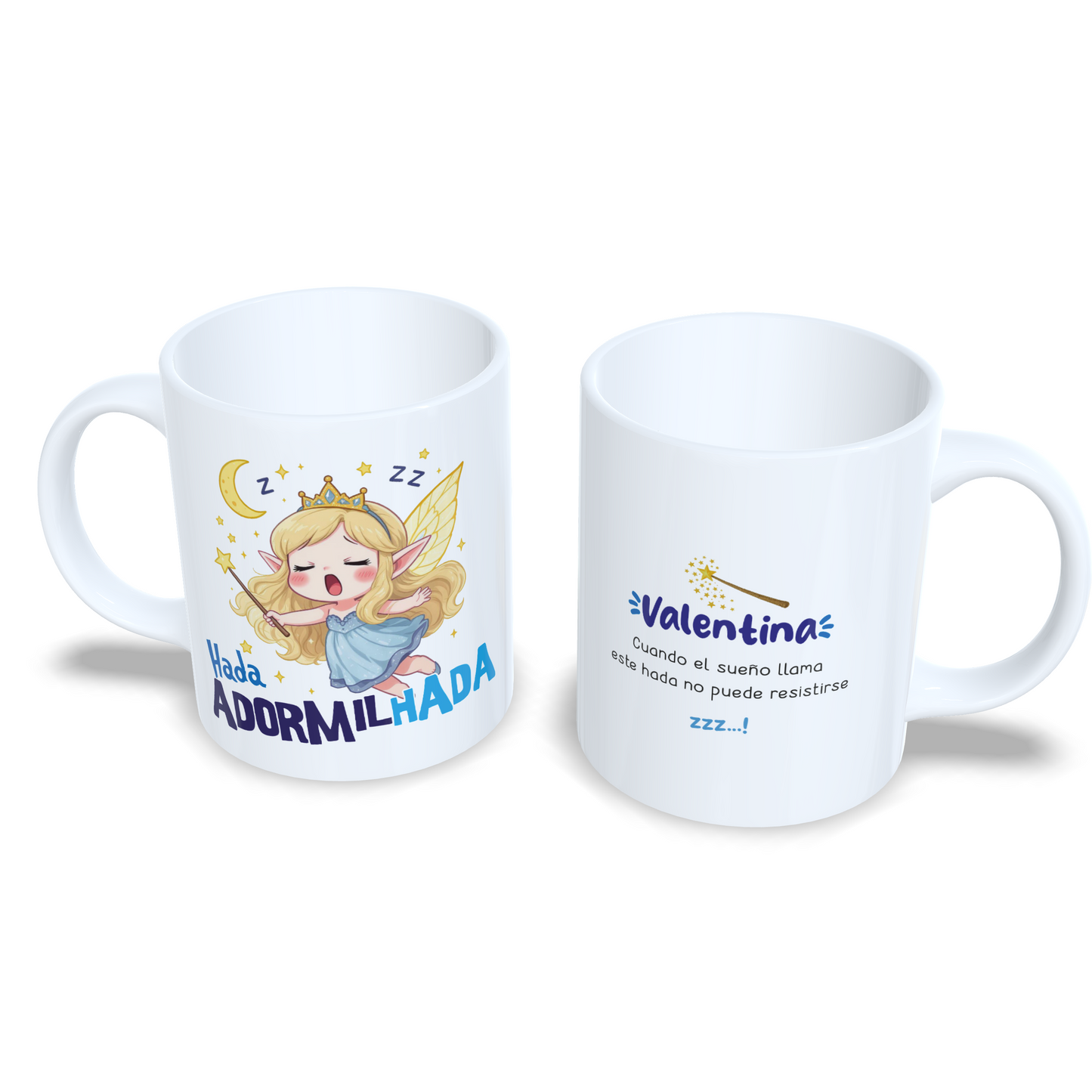 Hada adormilada adormilhada - Taza personalizada dormilona