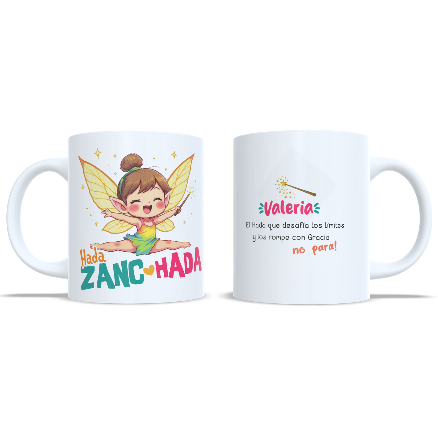 Hada Zancada Zanchada Gimnasia ballet Taza personalizada