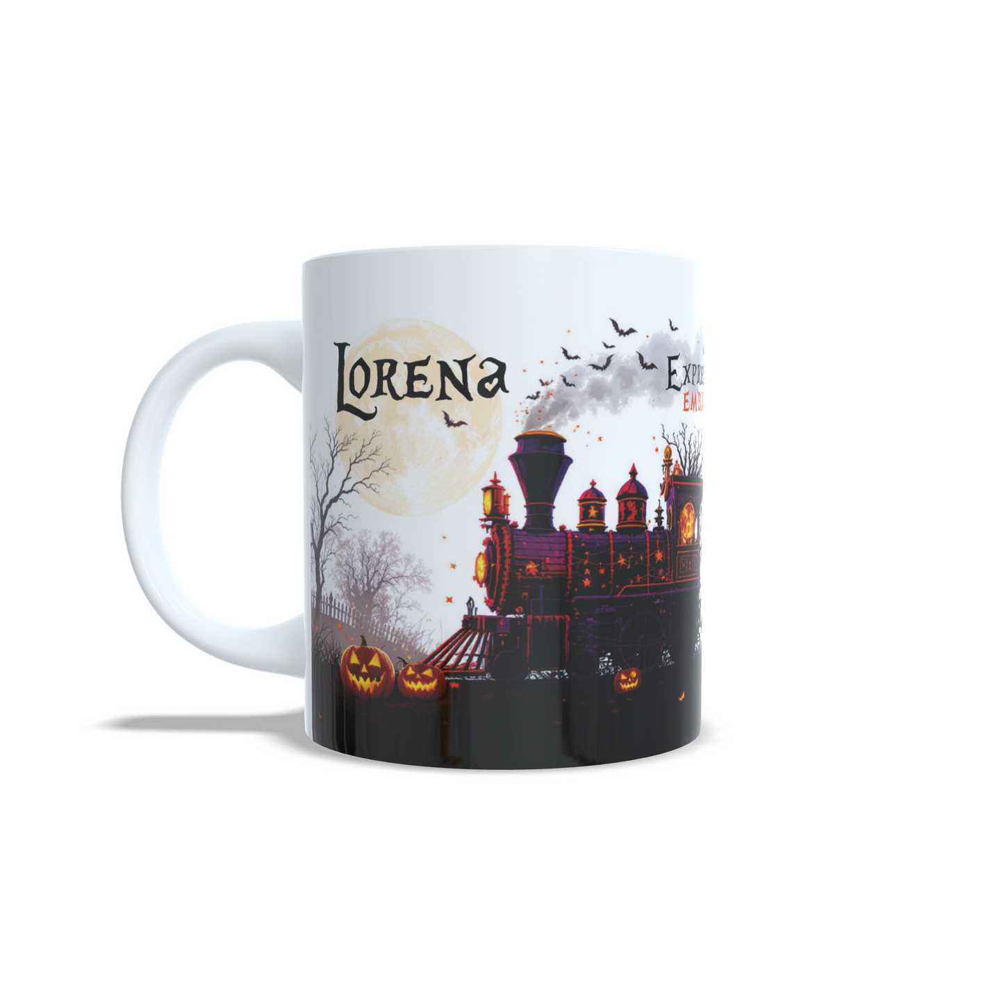 taza personalizada tren halloween enna blues regalos personalizados rivas vaciamadrid bruja truco o trato 4