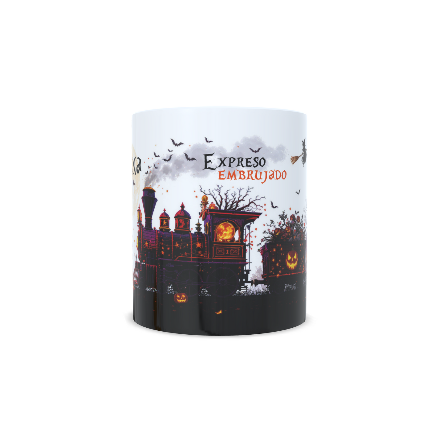 taza personalizada tren halloween enna blues regalos personalizados rivas vaciamadrid bruja truco o trato 3