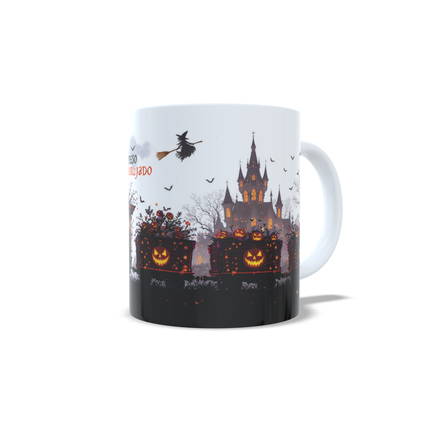 taza personalizada tren halloween enna blues regalos personalizados rivas vaciamadrid bruja truco o trato 2