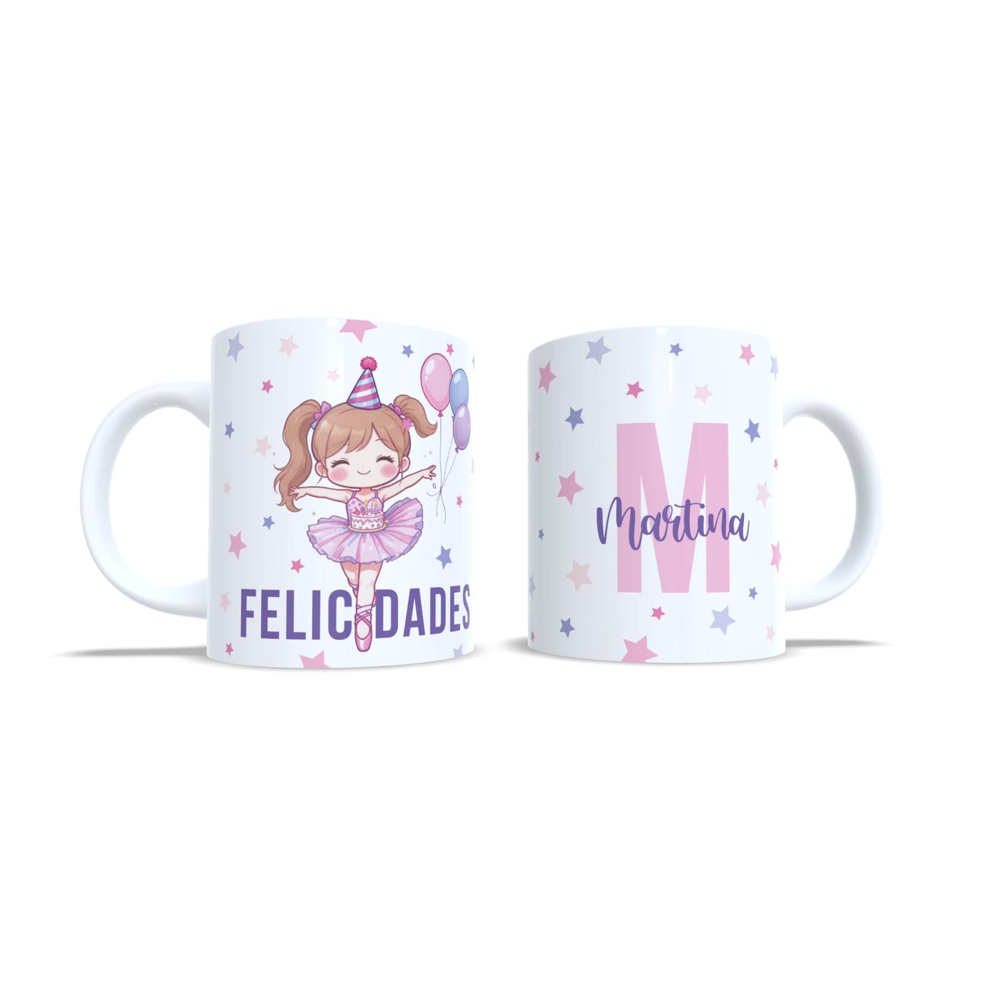 Felicidades bailarina ballet cumpleaños - Taza infantil niña