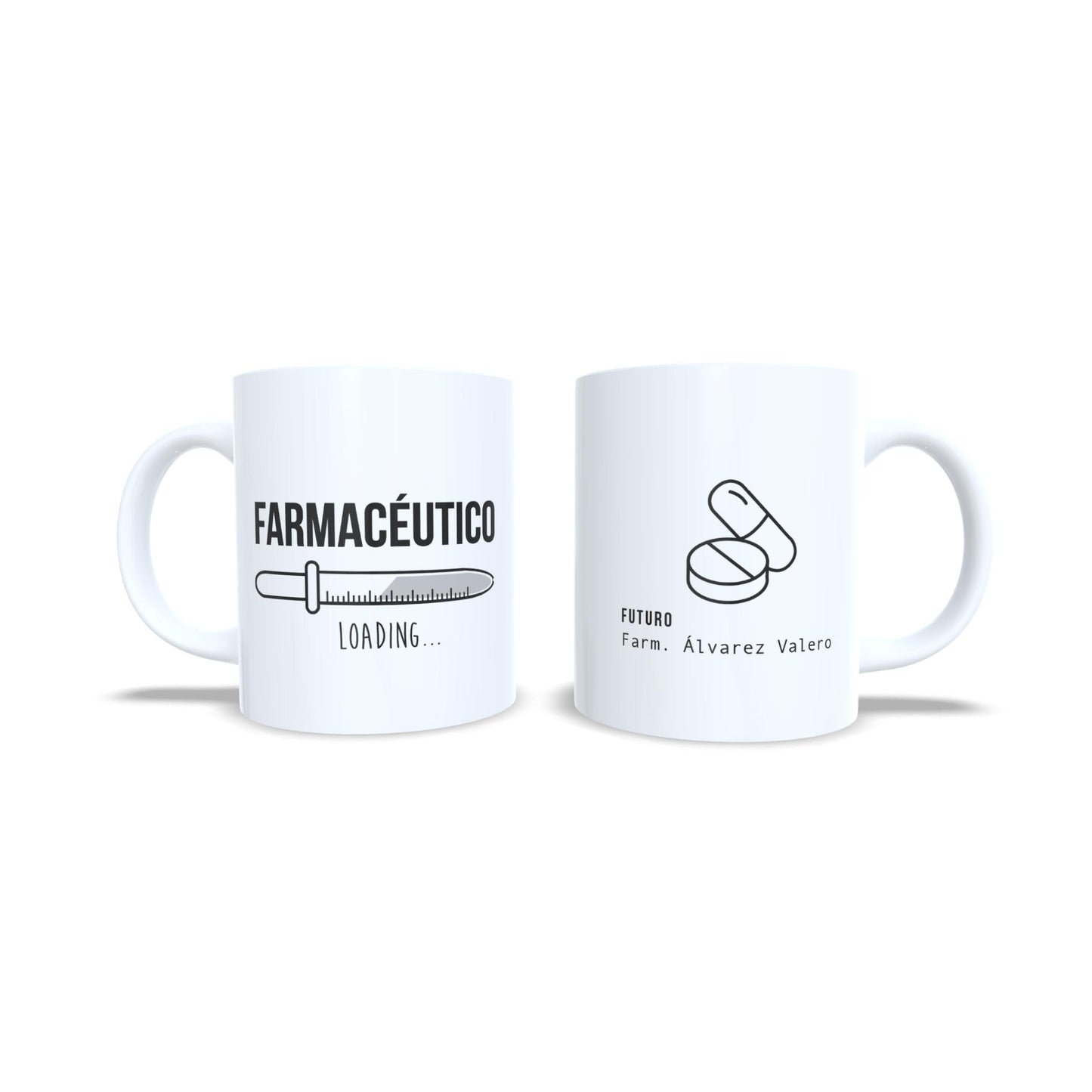 Futuro Farmacéutico o Farmacéutica - Taza personalizada estudiantes