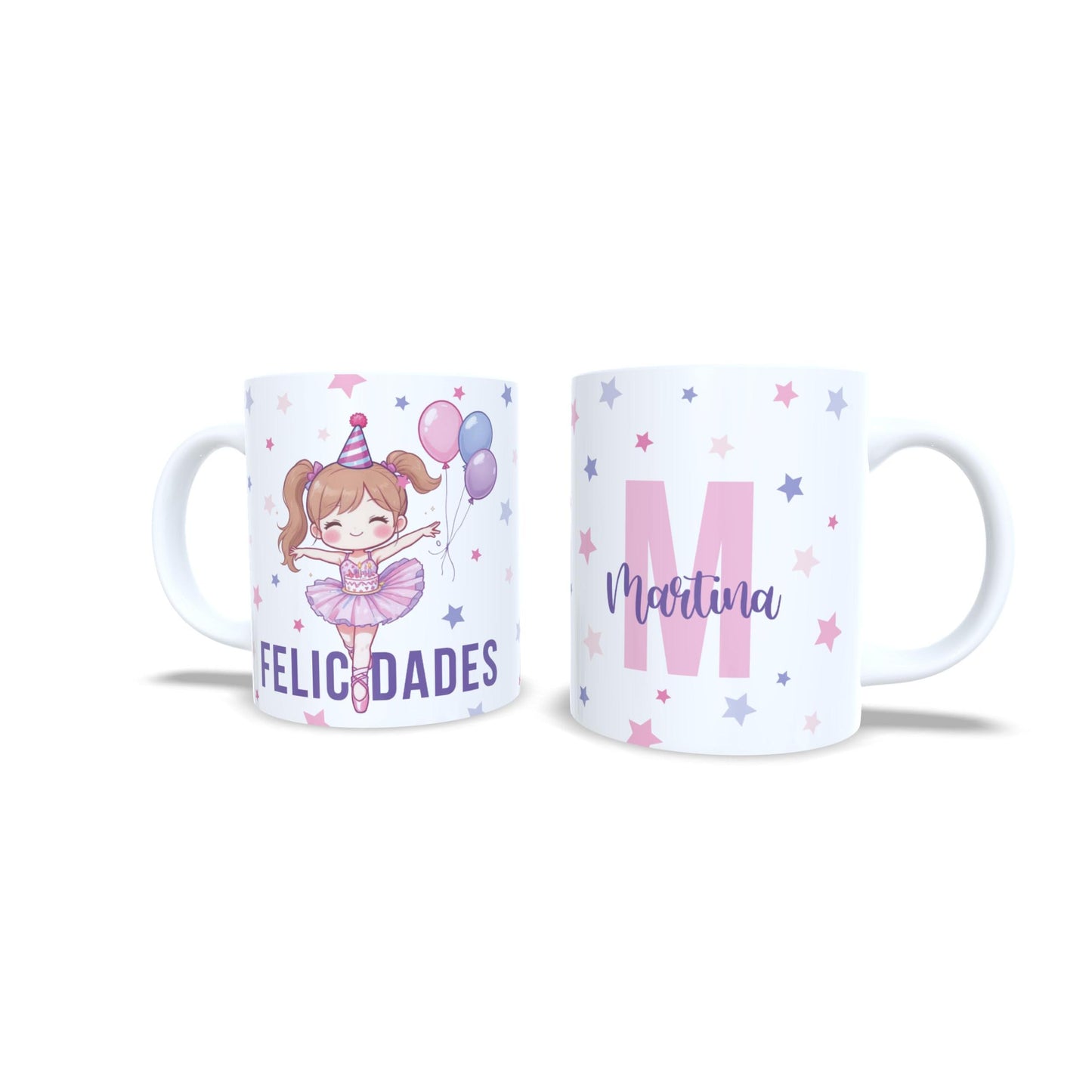 Felicidades bailarina ballet cumpleaños - Taza infantil niña