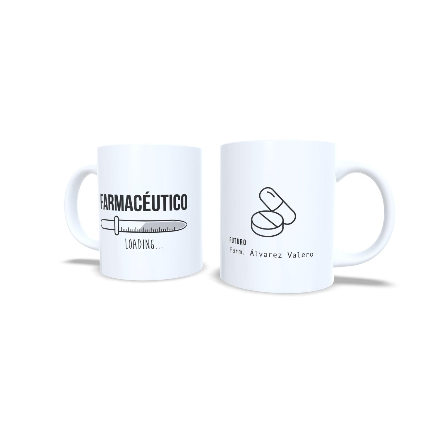 Futuro Farmacéutico o Farmacéutica - Taza personalizada estudiantes
