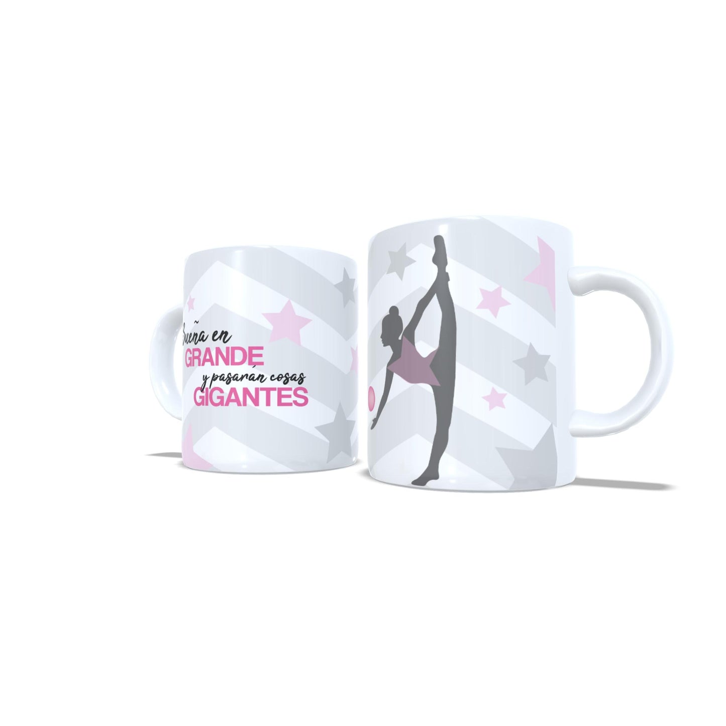 Sueña en grande y pasaran cosas gigantes (pelota) - Taza Gimnasia ritmica