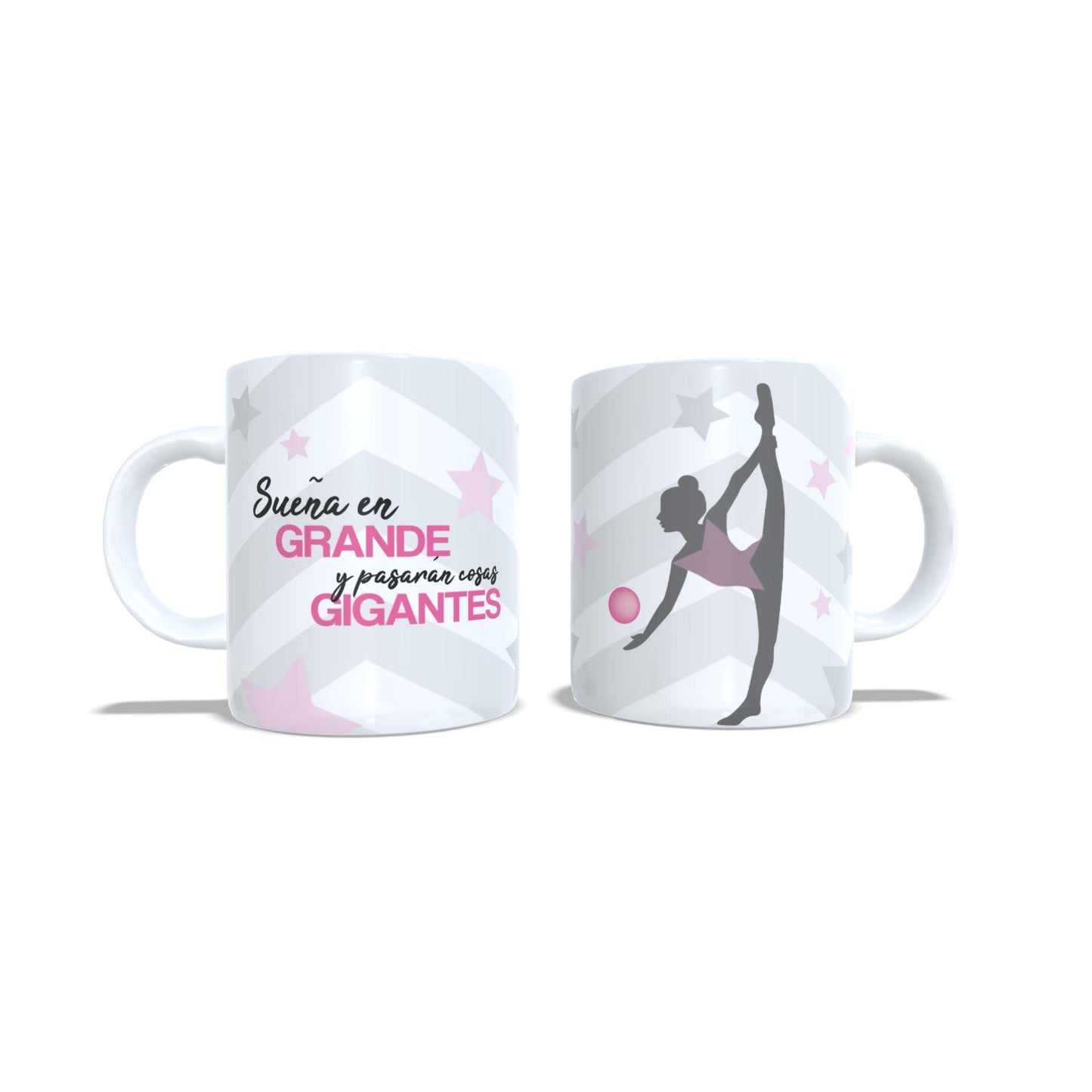 Sueña en grande y pasaran cosas gigantes (pelota) - Taza Gimnasia ritmica
