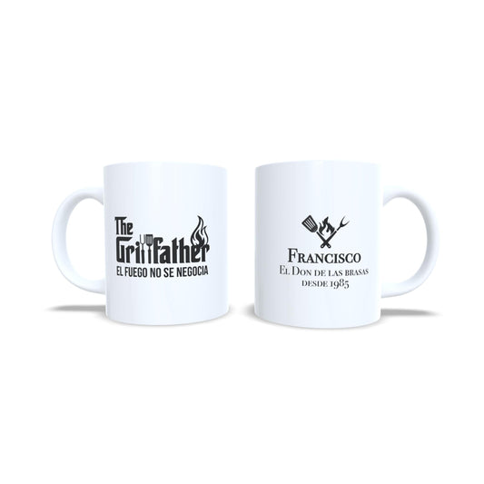 The Grillfather Inspirada en El Padrino – Taza personalizada