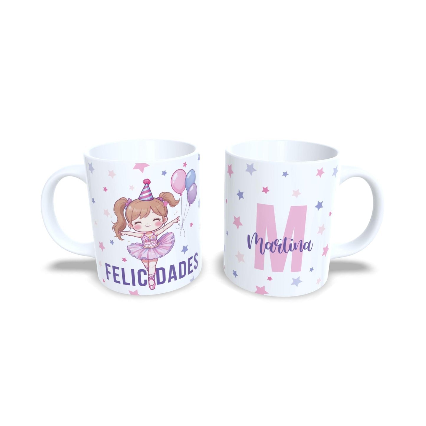 Felicidades bailarina ballet cumpleaños - Taza infantil niña