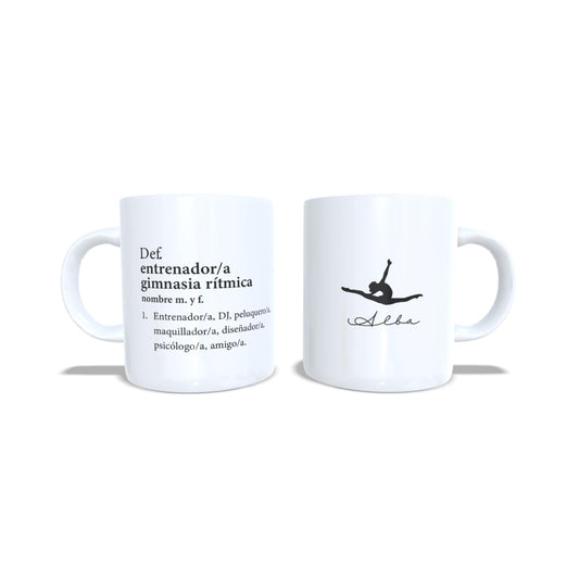 Definicion de entrenadora - Taza personalizada gimnasia ritmica