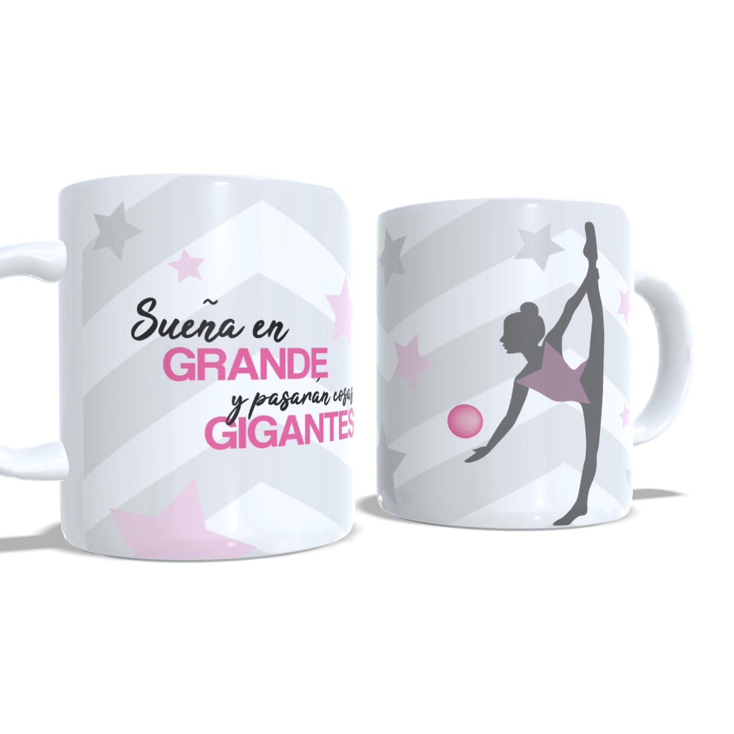 Sueña en grande y pasaran cosas gigantes (pelota) - Taza Gimnasia ritmica