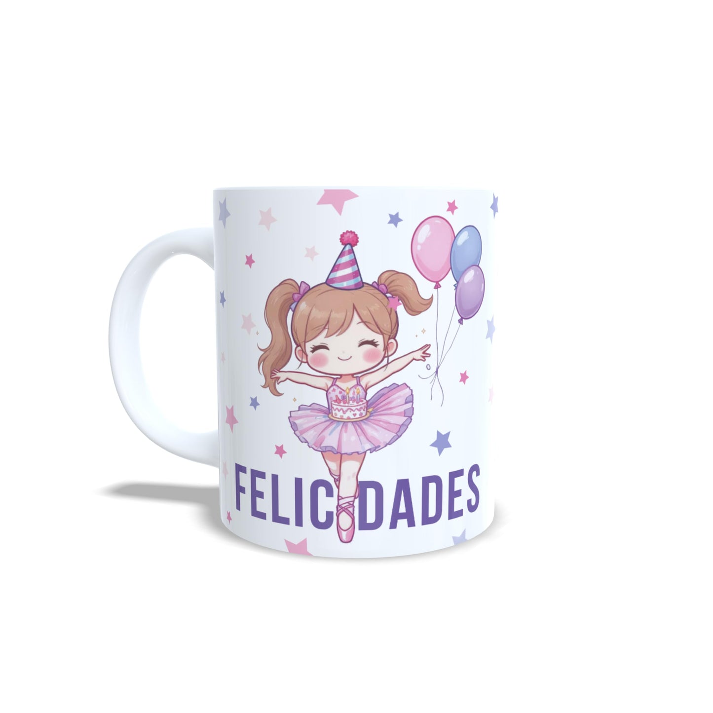 Felicidades bailarina ballet cumpleaños - Taza infantil niña