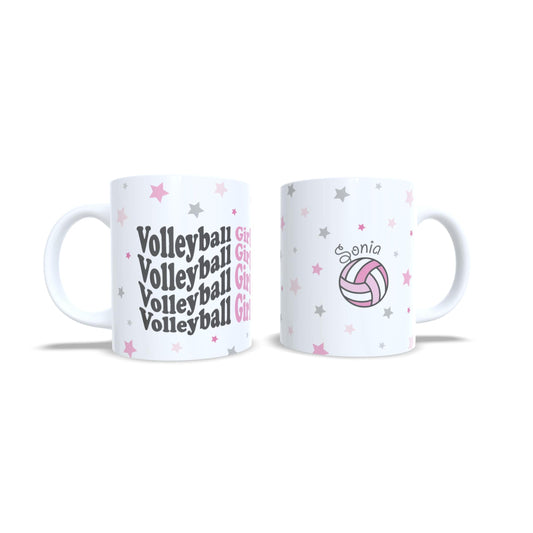 Volleyball Girl jugadoras de voley - Taza personalizada