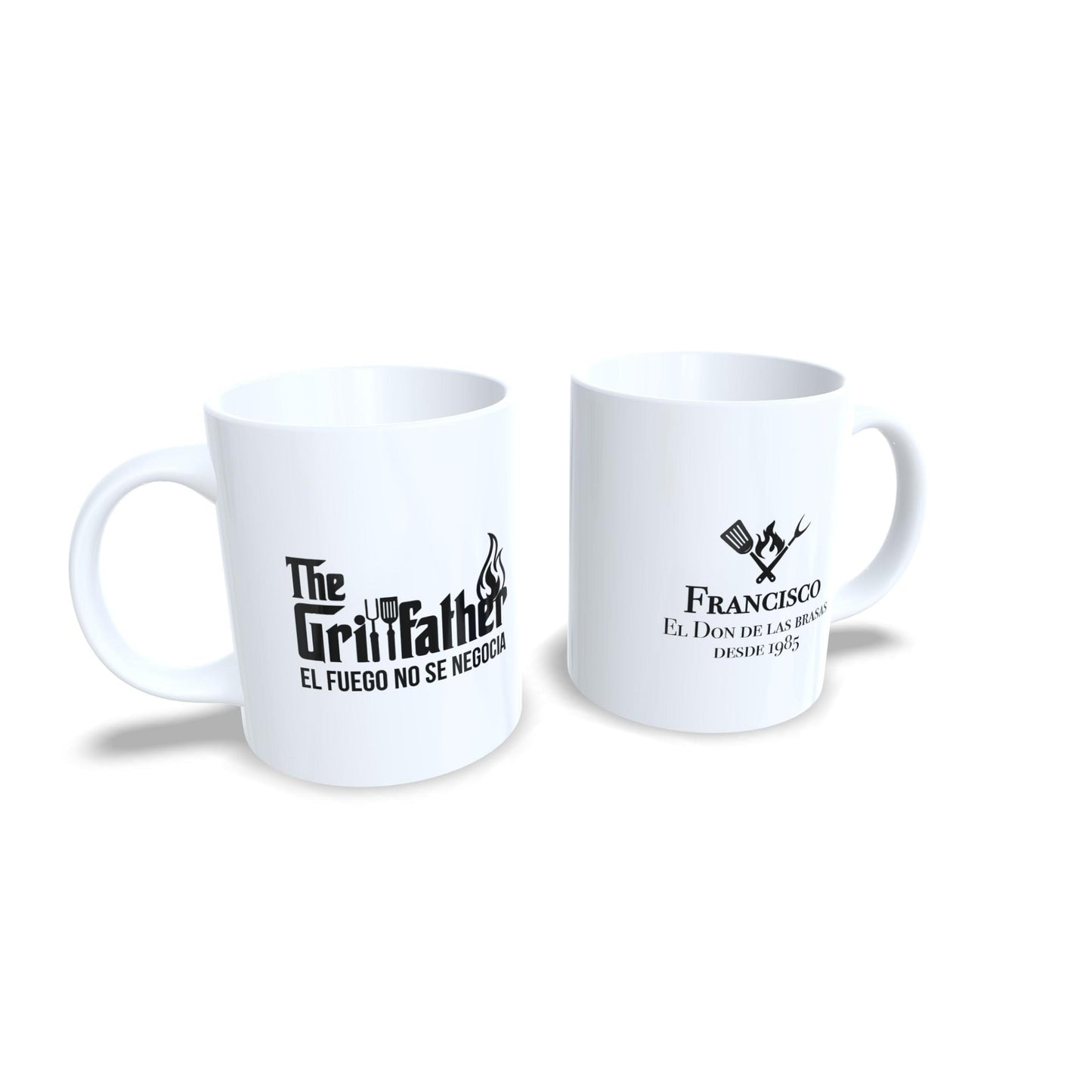 The Grillfather Inspirada en El Padrino – Taza personalizada