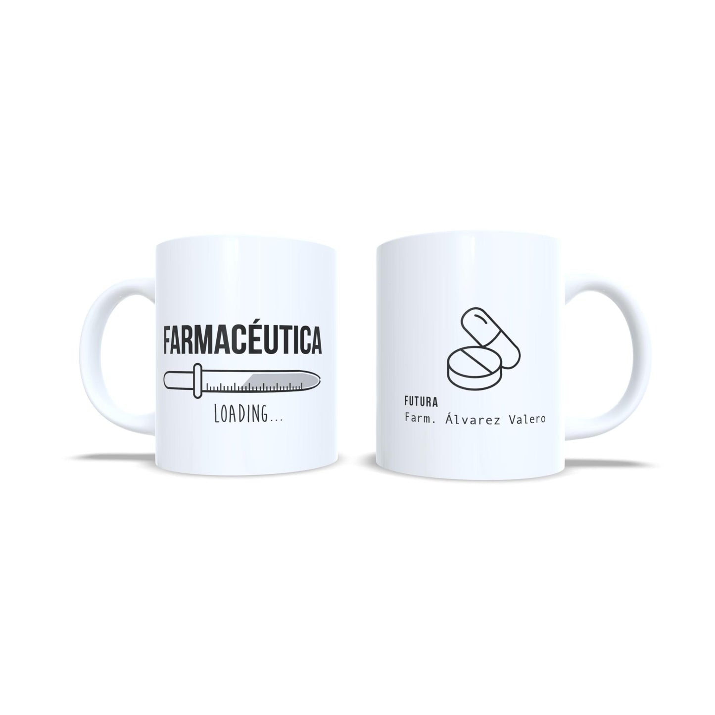 Futuro Farmacéutico o Farmacéutica - Taza personalizada estudiantes