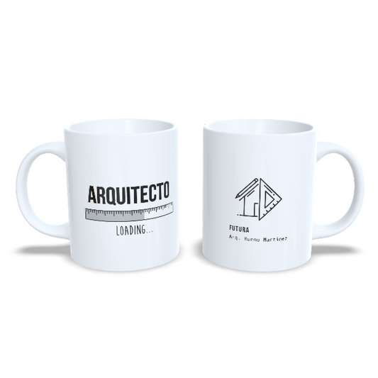 Futuro Arquitecto o Arquitecta - Taza personalizada estudiantes