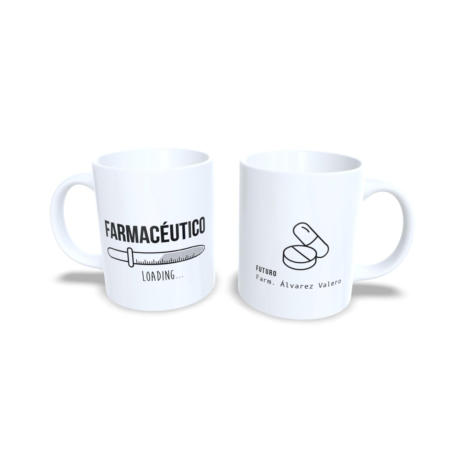 Futuro Farmacéutico o Farmacéutica - Taza personalizada estudiantes