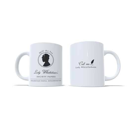 Inspirada en Lady Whistledown de Los Bridgerton - Taza