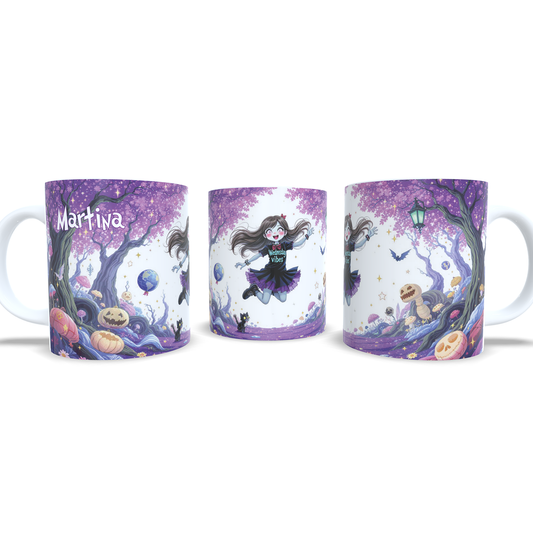 Halloween Inspiración Miercoles Monster high - Taza personalizada