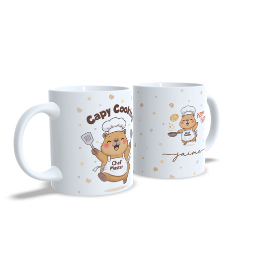 Capi Cooking Capibara Chef Cocinero - Taza personalizada