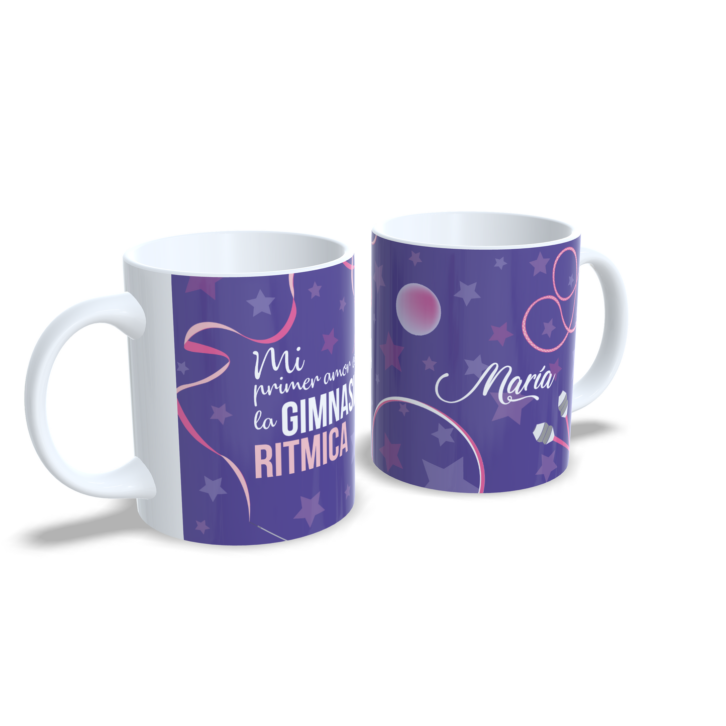 Mi primer amor es la gimnasia ritmica - Taza personalizada