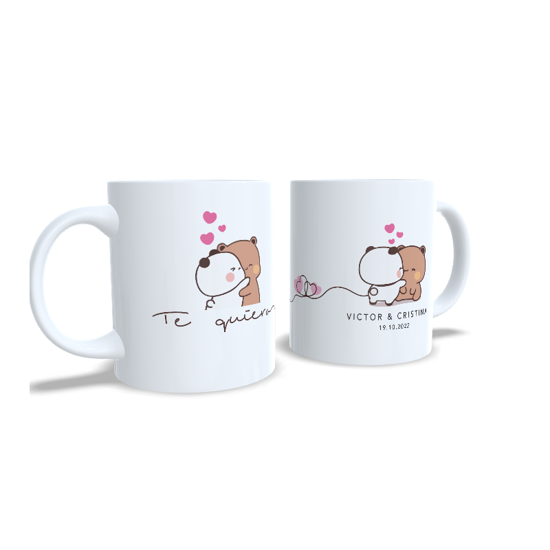 Ositos amorosos parejas aniversario San Valentin personalizada