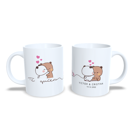 Ositos amorosos parejas aniversario San Valentin personalizada
