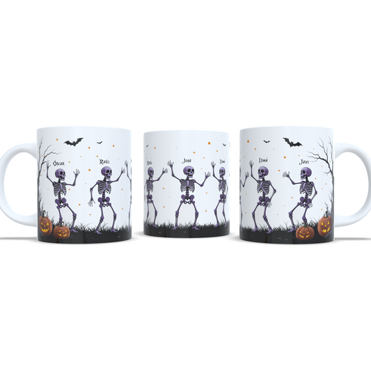 taza personalizada esqueletos halloween calabazas regalos personalizados rivas vaciamadrid 3