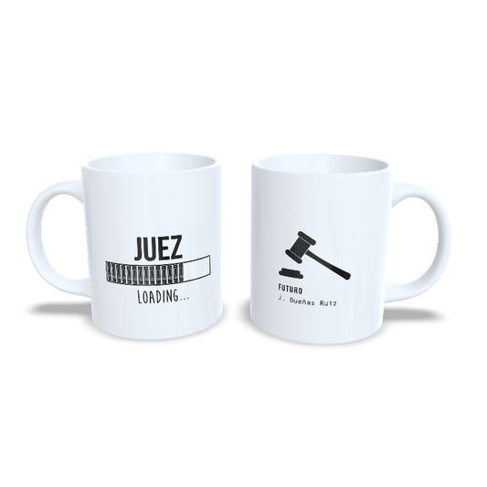 Futuro Juez o Jueza - Taza personalizada estudiantes