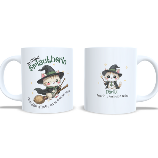 Gatito Casa Smiautherin Inspirada en Harry Potter - Personalizada