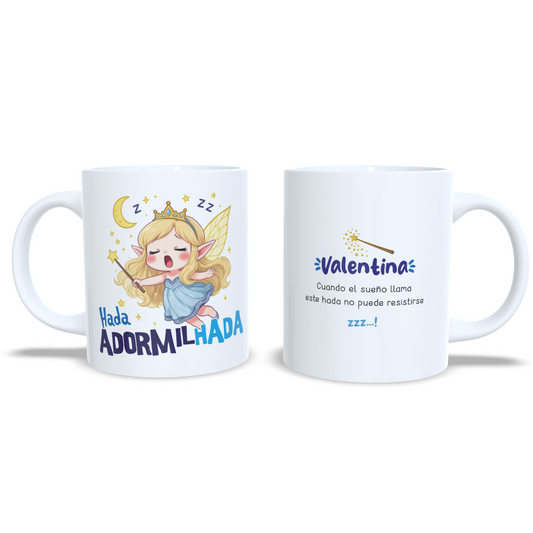 Hada adormilada adormilhada - Taza personalizada dormilona