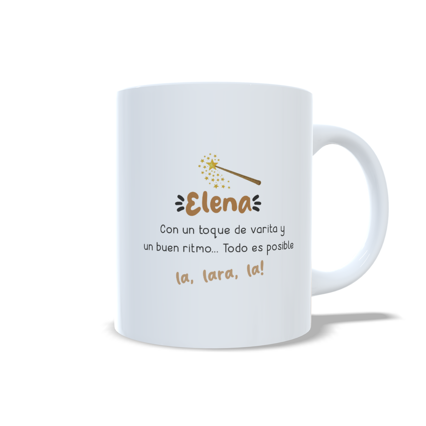 Hada Music-hada amante de la musica Taza personalizada