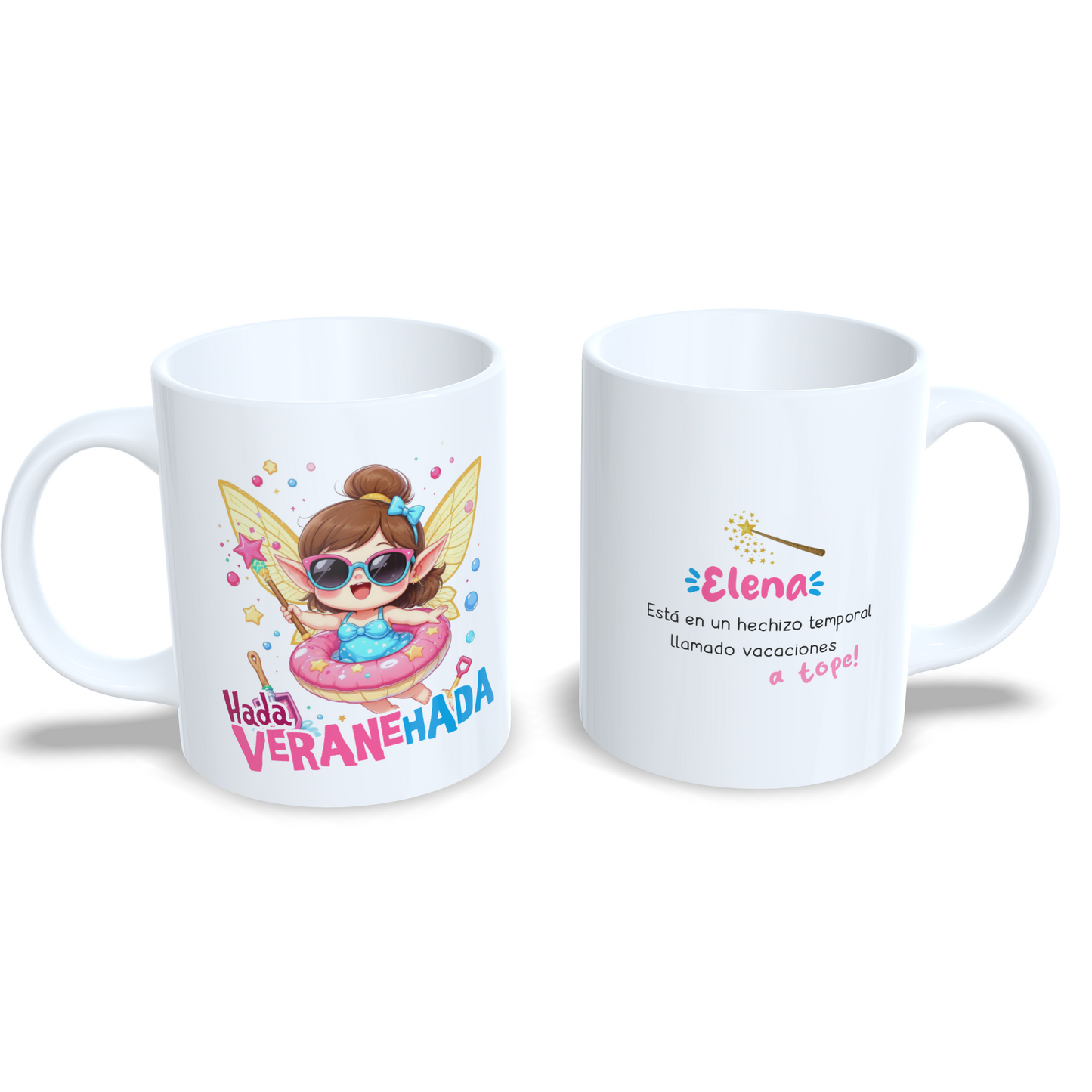 Hada Veraneada Veranehada - Taza personalizada vacaciones