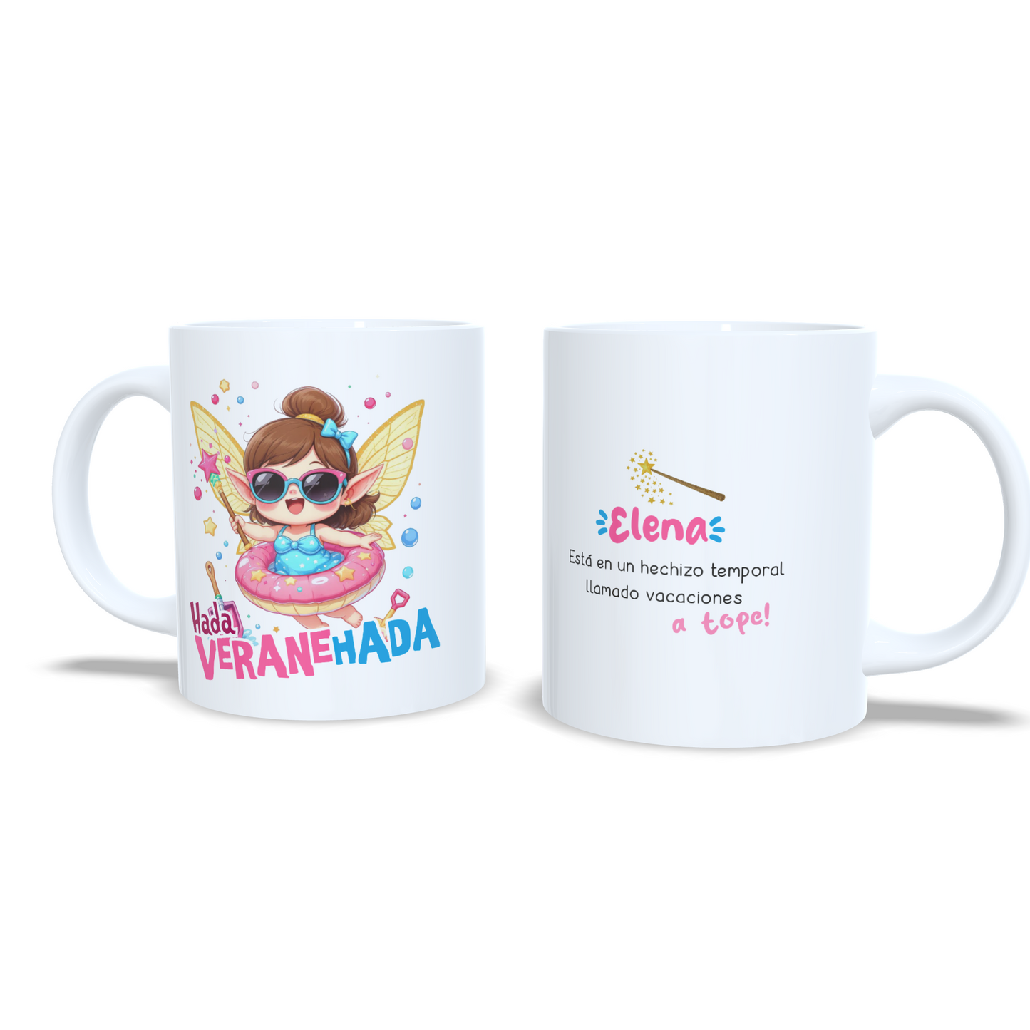 Hada Veraneada Veranehada - Taza personalizada vacaciones