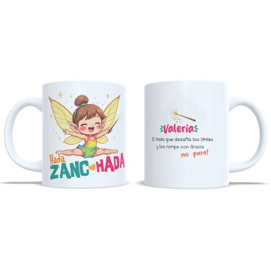 Hada Zancada Zanchada Gimnasia ballet Taza personalizada