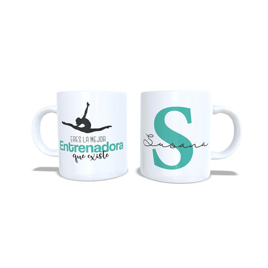 Eres la mejor entrenadora del mundo - Taza gimnasia ritmica